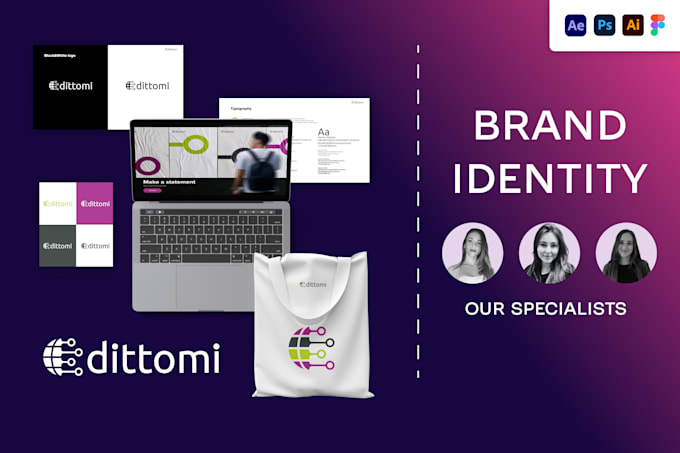 Gig Preview - Our agency will create an outstanding brand identity for your ecommerce store