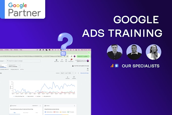 Gig Preview - Our agency will do google ads consultation and training