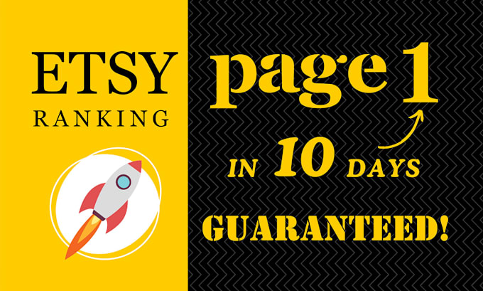 Bestseller - rank your etsy product listing on top first page 1 one