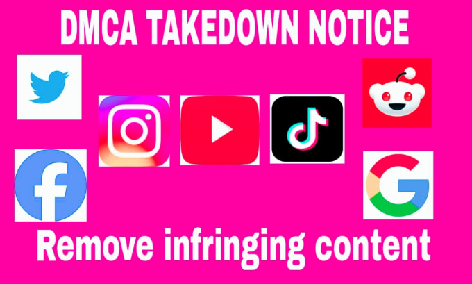 Gig Preview - Remove copyright infringing content negative harmful post fb,google,ig,onlyfans