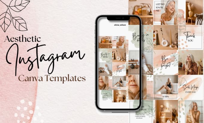 Gig Preview - Be your best instagram template expert