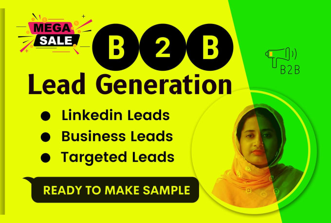 Gig Preview - Do b2b lead generation and targeted email list building via premium tools