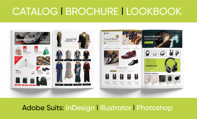 Bestseller - design promotional product catalog, lookbook and brochure