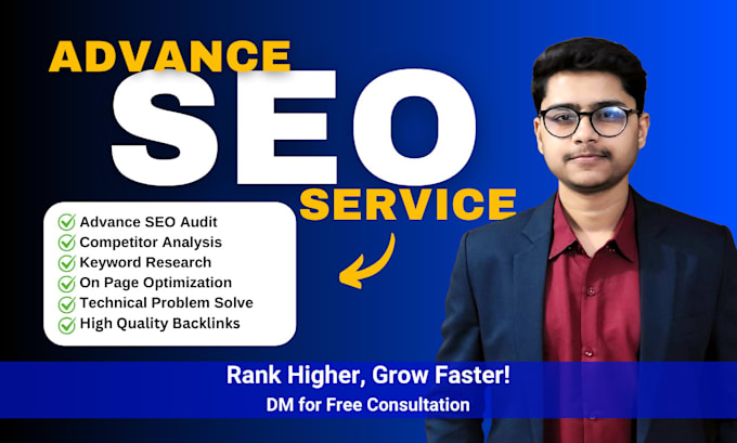 Gig Preview - Provide professional monthly SEO services to boost your website rankings