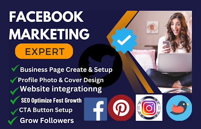 Gig Preview - Facebook page promotion setup for organic increase followers