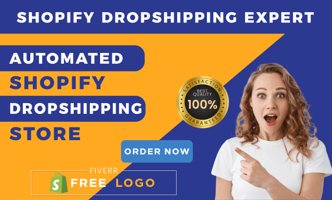 Gig Preview - Build automated dropshipping shopify store or design website