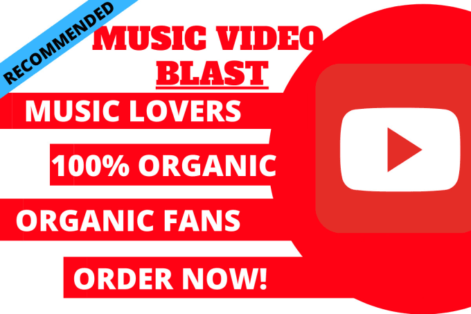 Gig Preview - Do youtube music video promotion organically