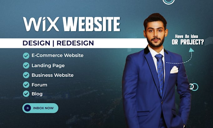 Gig Preview - Do wix website design or redesign wix website or wix online store