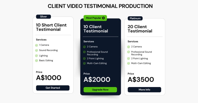 Bestseller - create client video testimonials