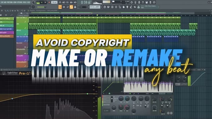 Gig Preview - Produce or remake any beats and avoid copyright