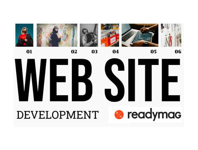 Gig Preview - Design and develop a responsive website on readymag