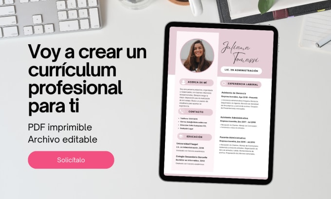 Bestseller - diseño profesional y elegante de tu currículum