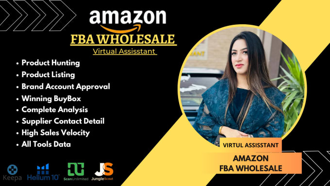 Gig Preview - Amazon fba wholesale product research supplier account approval wholesale VA