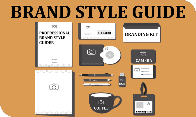 Gig Preview - Design brand style guide with branding kit