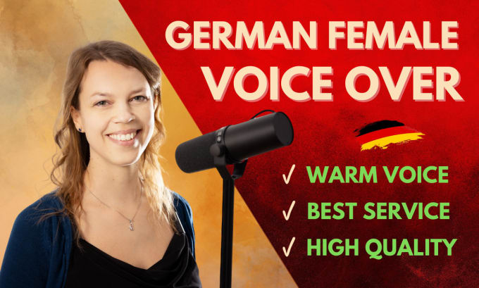 Bestseller - record a female german voice over in a warm voice