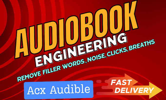 Gig Preview - Do an amazing edit and master your audiobook for acx or audible