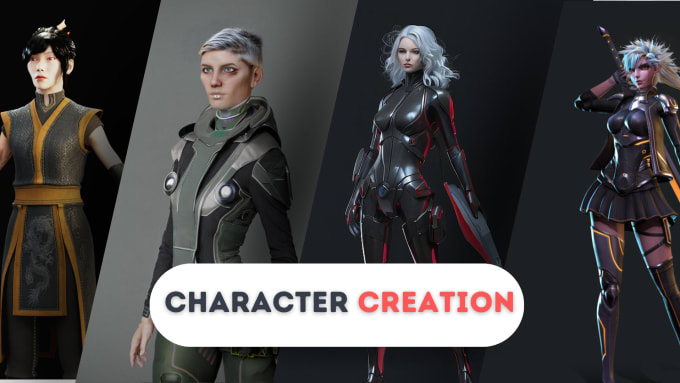 Gig Preview - Professional 3d character modeling service in maya