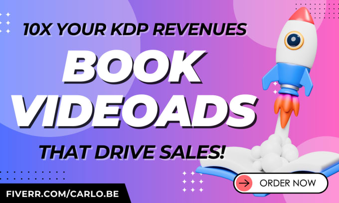 Gig Preview - Create a captivating kdp video ad or book promo video