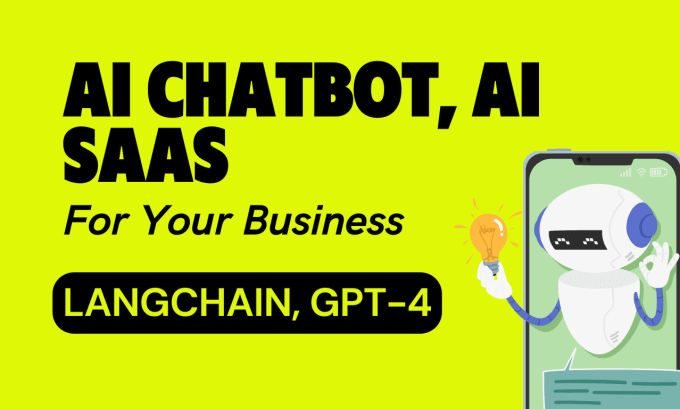 Gig Preview - Build ai saas or ai chatbot using chat gpt, lang chain, rag