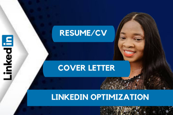 Gig Preview - Create a professional resume, cover letter, and linkedin profile