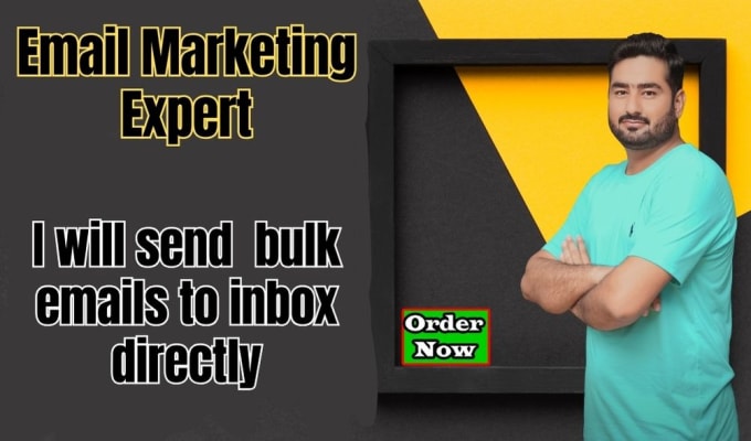 Gig Preview - Send bulk emails, email campaign, and email marketing