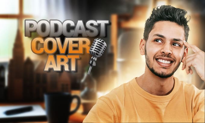 Gig Preview - Design the best podcast cover art design in 3hrs