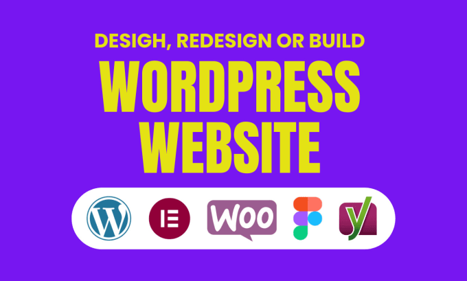 Gig Preview - Build wordpress website, design responsive wordpress website