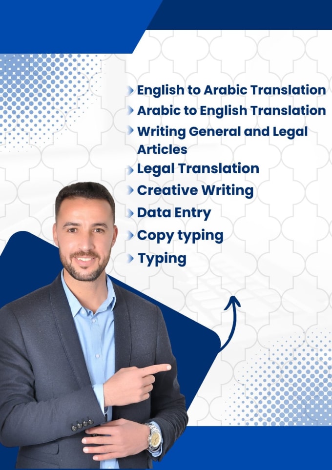 Gig Preview - Provide creative writing in arabic for literary texts