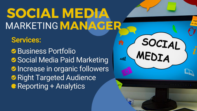 Gig Preview - Be your social media marketing manager