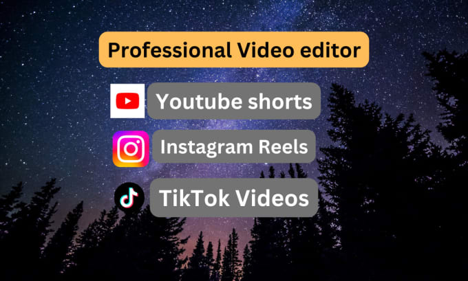 Gig Preview - Edit youtube shorts, instagram reel and tiktok video ads