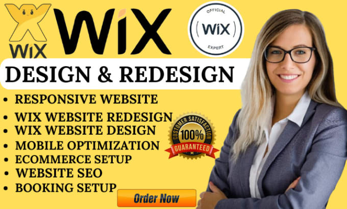 Gig Preview - Design wix website, redesign wix website, wix studio website, wix website