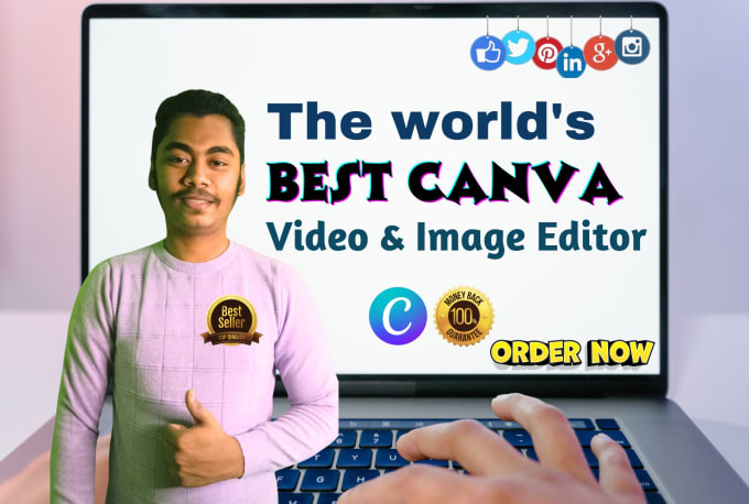 Gig Preview - Design the best canva video editing and youtube thumbnails