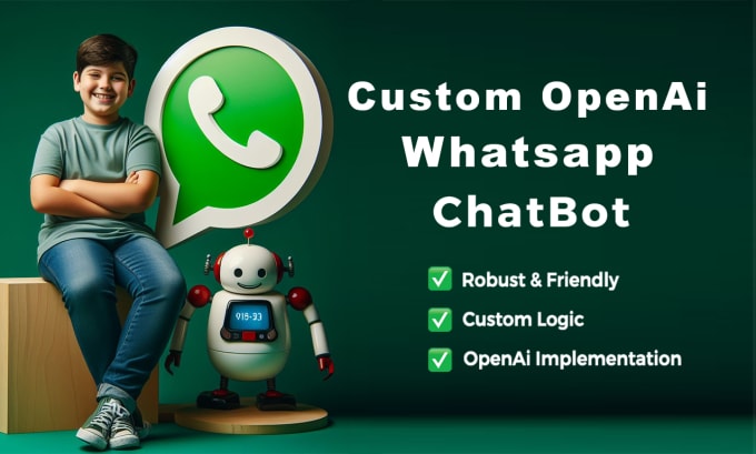 Gig Preview - Create a whatsapp chatbot, automated ai chatbot using manychat