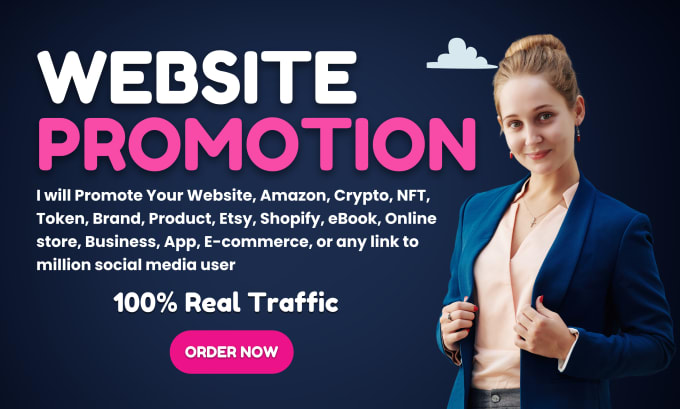 Gig Preview - Promote and advertise website, business, book, crypto, nft, amazon product