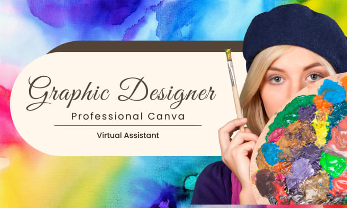 Gig Preview - Be your professional virtual assistant for graphics design via canva