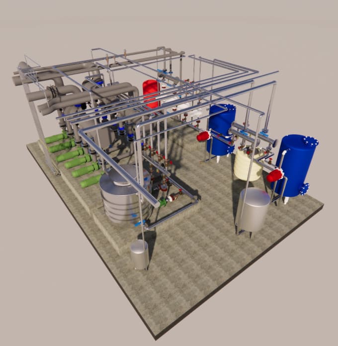 Gig Preview - Provide ahu ,mechanical room, pool revit mep