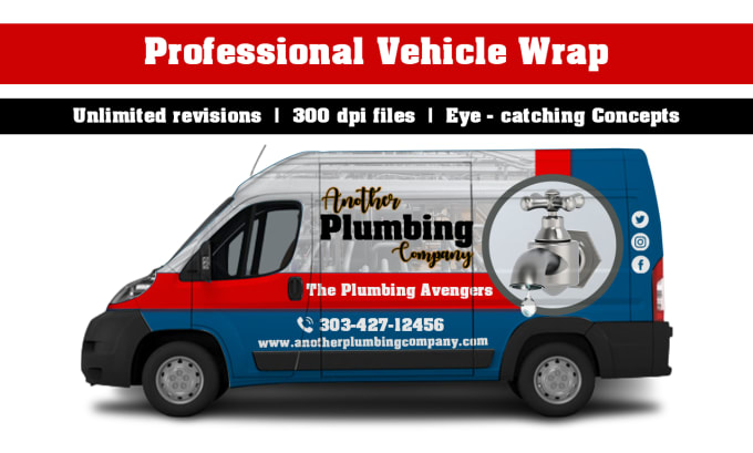 Gig Preview - Design professional van wrap, vehicle wrap designs