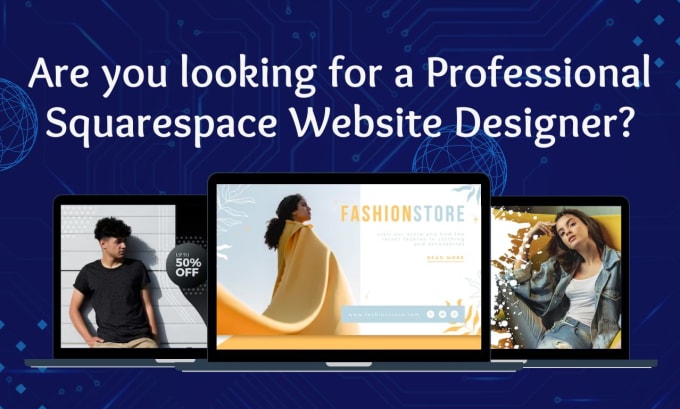 Gig Preview - Build squarespace website, design squarespace and redesign squarespace website