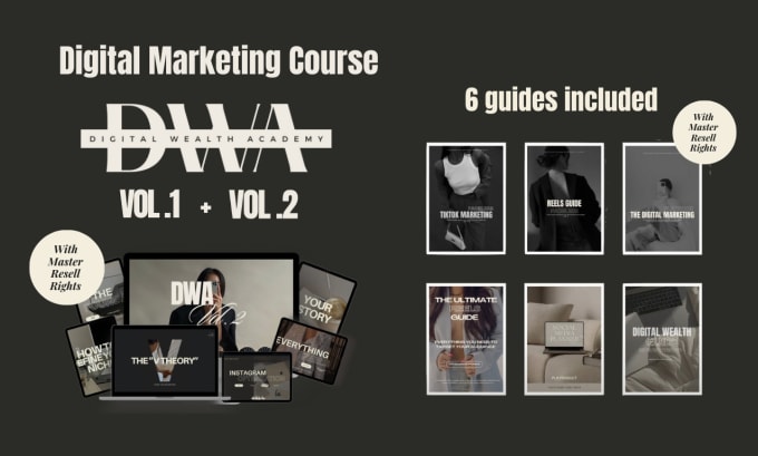 Gig Preview - Sell you a digital markekting course with master resell rights