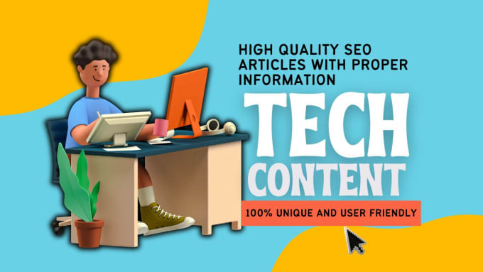 Gig Preview - Write high quality SEO tech blog posts and articles