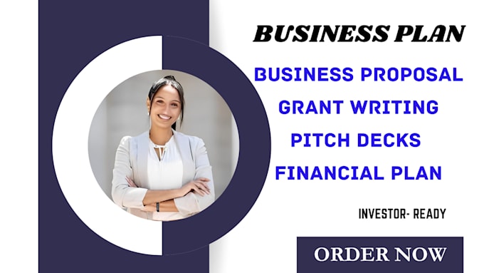 Gig Preview - Write a compelling business plan for investors, loans, grants, startups