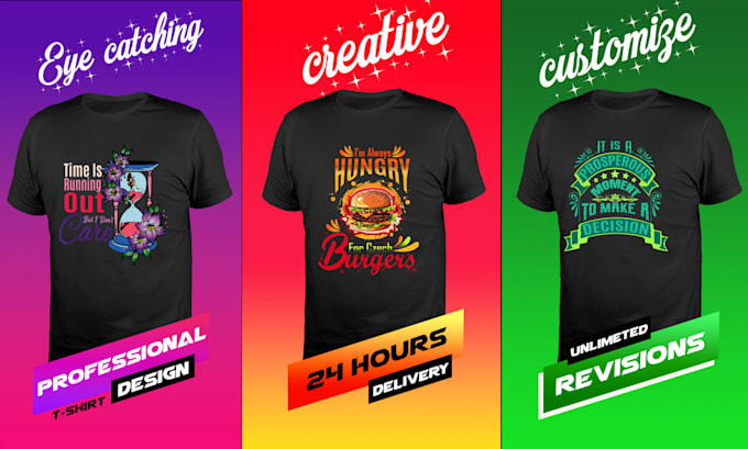 Gig Preview - Create an awesome trendy custom t shirt design