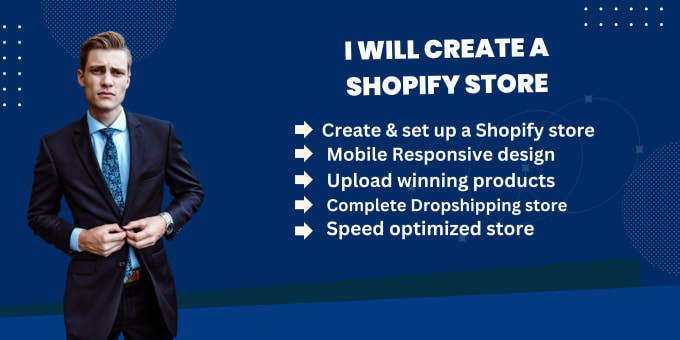 Gig Preview - Design a professional shopify store for your business