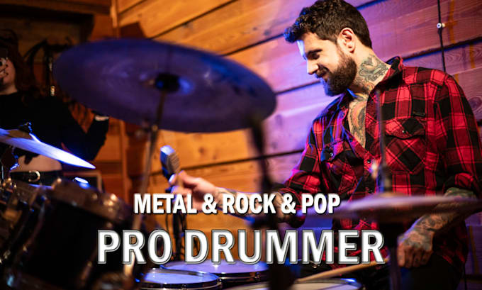 Gig Preview - Record drums for your metal, rock, pop song