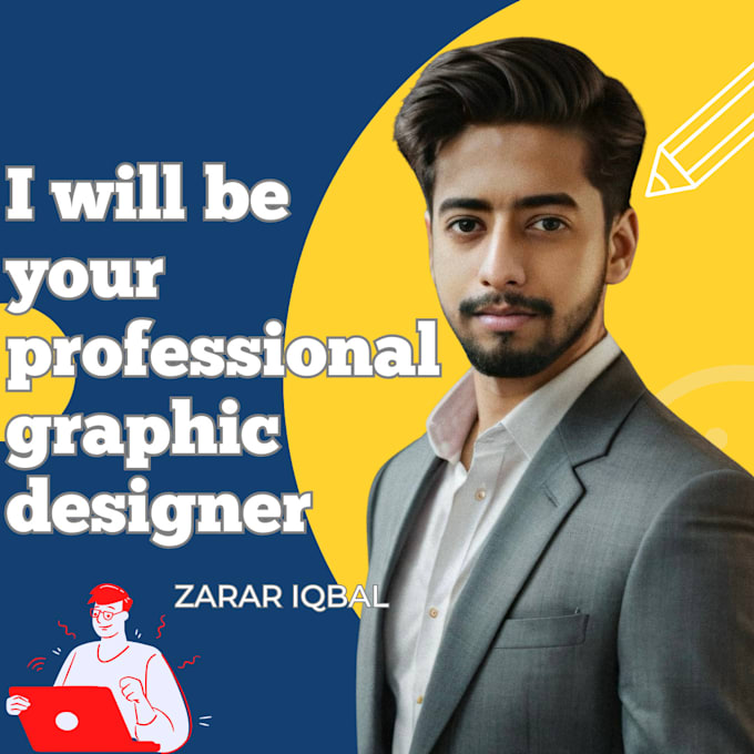 Gig Preview - Be your professional graphic designer