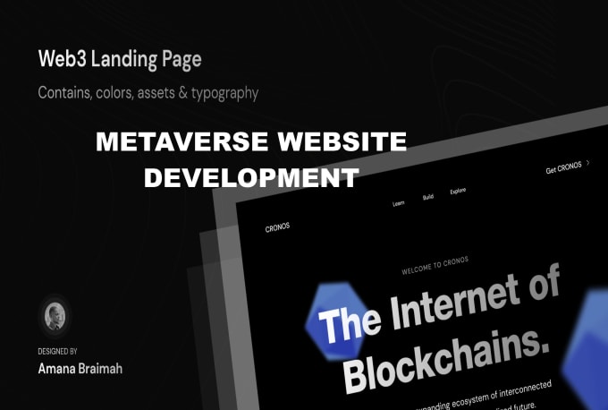 Gig Preview - Create web3, metaverse website and landing page