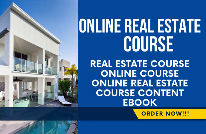 Bestseller - create real estate course, online real estate course, course content, ebook