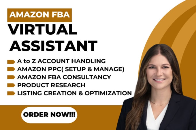 Gig Preview - Be your expert virtual assistant amazon store fba and setup dropshipping va