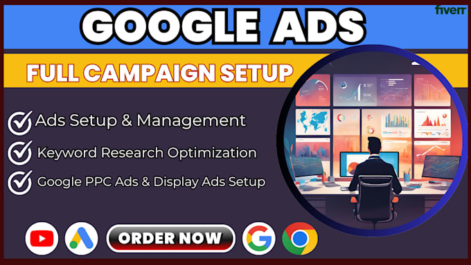 Gig Preview - Setup manage and optimize highly profitable google ads adwords PPC campaign