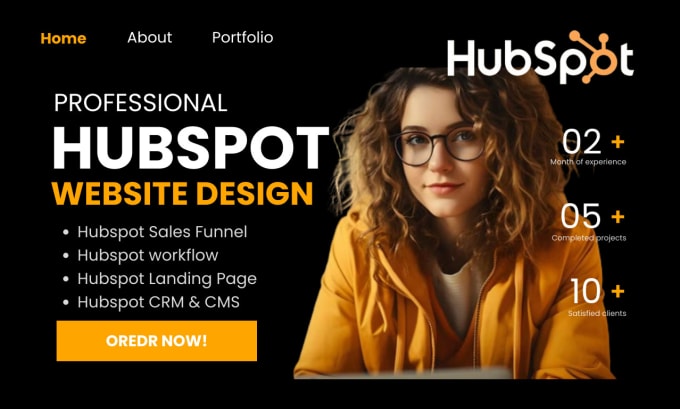 Gig Preview - Build hubspot website, hubspot landing page, hubspot workflows and automation